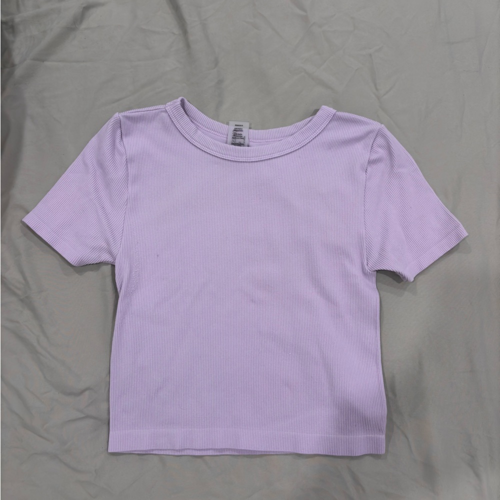 One Step Ahead Kids T-Shirt - White and Black Stripes - Picture 3 of 4